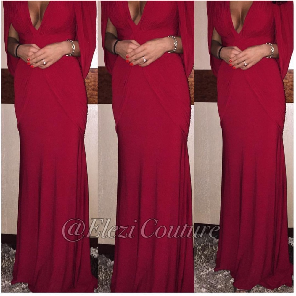 JOVANI US 2 Red Gown
